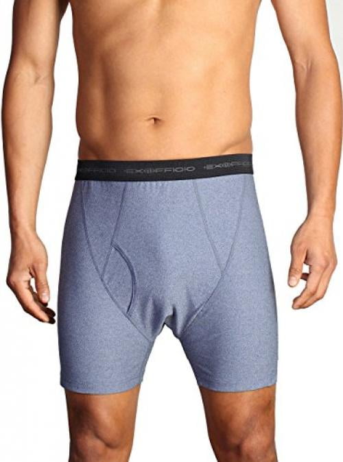 ExOfficio GiveNGo Boxer Brief Men's Midnight Heather Small