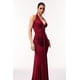 thumbnail image 3 of Vestido Bellabarnetten Elsie Halter Maxi sin mangas con cuello en V, 3 of 6
