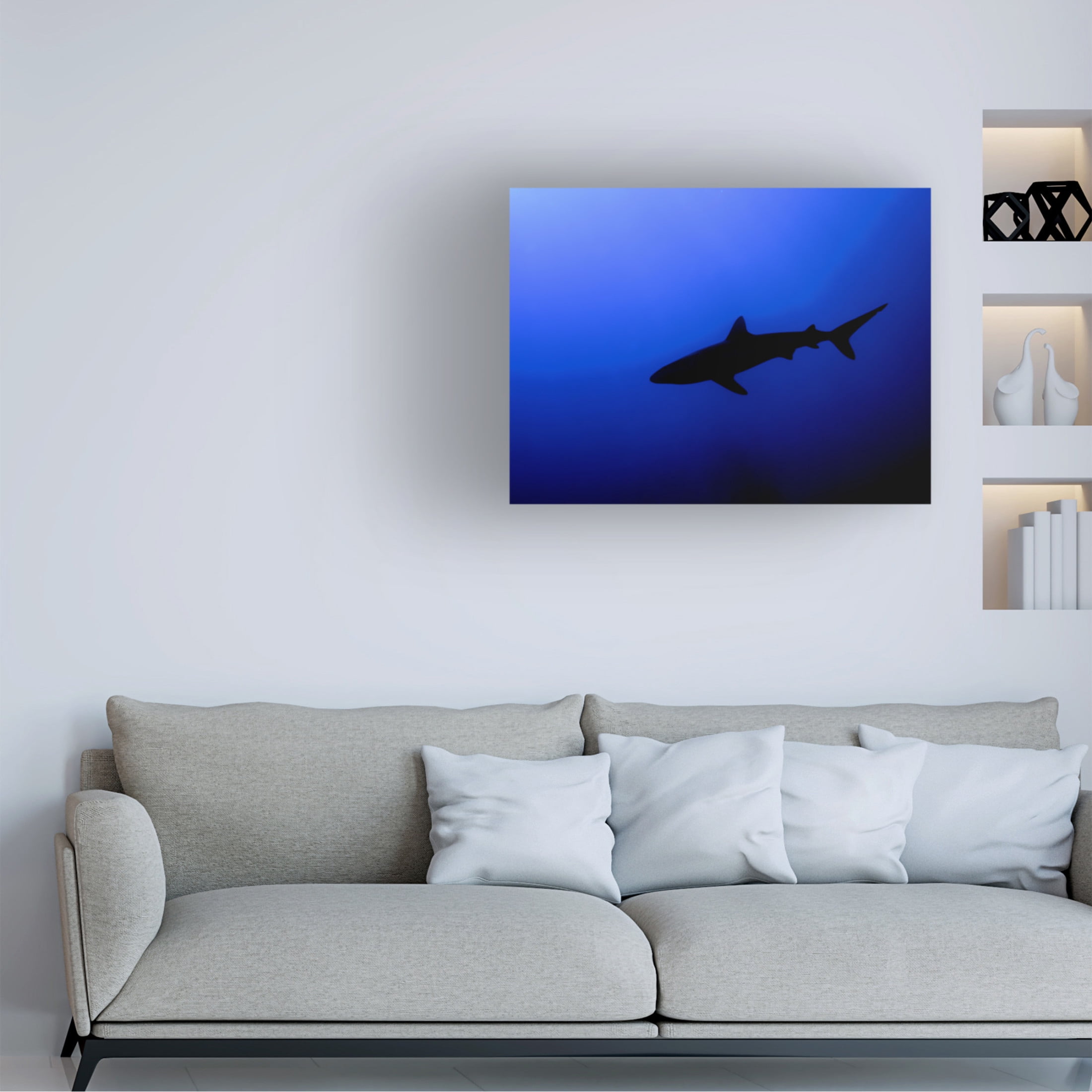 Canvas Wall Art - Ilan Ben Tov 'Silhouette' Wall Art for Living Room, Bedroom, or Office Décor by Trademark Fine Art - 32 x 24 Inches