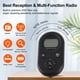 thumbnail image 4 of Mini Pocket Radio Negro Con Retroiluminación Recargable LCD Pantalla LCD 500 MAh Portable AM ​​FM Pocket Radio, 4 of 7