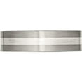 thumbnail image 3 of Titanium/Silver Two-Tone Titanium Brushed With Sterling Silver Inlay 6mm Flat Band (Size 11.5) Made In China tb206-11.5, 3 of 5
