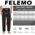 thumbnail image 4 of FELEMO Men's Pajama Pant Comfy Soft Lounge Plaid Sleep Pants, M-XXL, 4 of 7