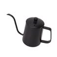 thumbnail image 4 of Hervidor de café pequeño de acero inoxidable con boquilla de cuello de cisne y control preciso para café de goteo, color negro, 600 ml, 4 of 14