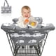 thumbnail image 2 of Funda para carrito de compras para bebé y funda para silla alta 2 en 1, cojín protector para carrito de bebé portátil para supermercado, funda para carrito de compras lavable a máquina, 2 of 7
