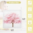 thumbnail image 2 of Cherry Spring Flowers Baby Muslin Washcloths Soft Absorbent Face Towel, Valentines Pink Tree Burp Cloths Cotton Bath Wipes 5 PCS Infant Wash Cloth for Newborn Boys Girls 12"x12", 2 of 7