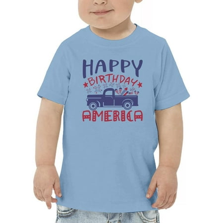 

Happy Birthday America! T-Shirt Toddler -Image by Shutterstock 2 Toddler