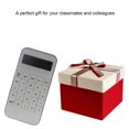 thumbnail image 5 of SHARE SUNSHINE Handheld Calculator Rechargeable 10 Digit Display Screen Suitable for School/Office(White), 5 of 5