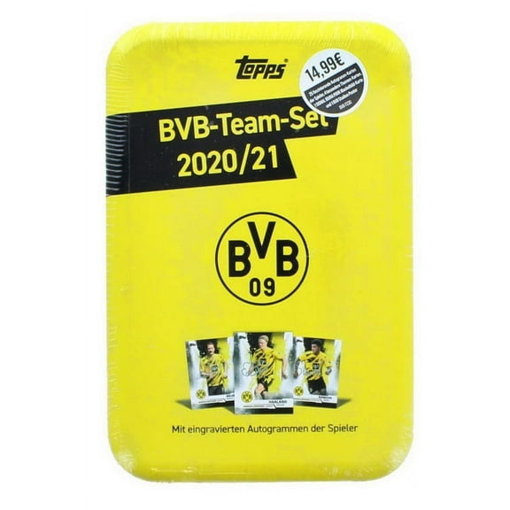Topps Borussia Dortmund BVB 2020/21 Mega Tin Team Set