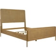 thumbnail image 2 of JERFIT 4-Piece Eastern King Bedroom Set with Rattan Cane Platform Bed, Dresser, Mirror & Nightstand in Sand Wash Finish, 2 of 10