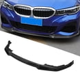 thumbnail image 4 of Front Bumper Diffuser, Gloss Black Front Bumper Lip Spoiler 3PCS High Strength For MP Style  For Car Modification, 4 of 8