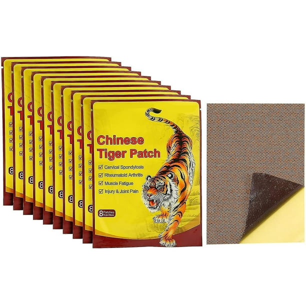 Parches para aliviar el dolor YONGSHENG 80 piezas paquete de 10 parches infrarrojos lejanos