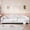 White#2, variant on Queen Size Sleeper Sofa, Twin Extending Daybed with LED Lights, Modern Upholstered Princess Daybed With Crown Headboard,White, White Sofa Beds,Wood Convertible Sofa Beds