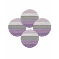 thumbnail image 7 of 15 Inch Round Placemats Set of 4, Purple Grey Wood Grain Non Slip Heat Insulation PP Table Mats, Ombre Rustic Retro Wooden Plank Washable Place Mats for Kitchen Dining Party Table Decor, 7 of 7