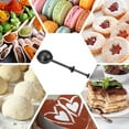 thumbnail image 6 of Flour Duster for Baking, One-Handed Operation, 304 Stainless Steel Powdered Sugar Shaker Duster, Pick Up and Dust Flour Sifter, Gift Package, Black, 6 of 6