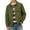 Army Green003, variant on QHRMKOG Chambray Shirt Men Relaxed Fit Full Length Sleeve Shackets with Flap Pockets Button Down Jacket Trendy Shirt Jacket Gray XL
