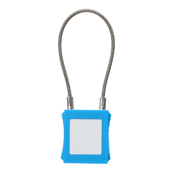 Cerradura de Cable de Bloqueo y Etiquetado, Candado de Seguridad de Acero Con Grillete de 85 mm de acero para inoxidable para mantenimiento de equipos, con 2 llaves de cobre