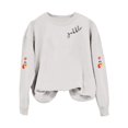 thumbnail image 5 of Fiaer Thanksgiving Women Sweatshirts Turkey Graphic Long Sleeve Pullovers Crew Neck Baggy Trendy Tops White XL, 5 of 5