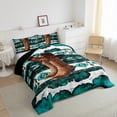thumbnail image 3 of Castle Fairy Boho Hippie Aztec Full Size Comforter Sets for Adults,Cow Print Bedding Sets, 3 of 7