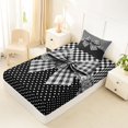 thumbnail image 4 of Erosebridal Teens Vintage Floral Bow Twin Sheet Sets 3pcs,Girls Ombre Polka Dots Bedding,Microfiber Bedroom Decor, 4 of 5
