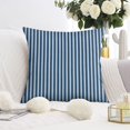 thumbnail image 3 of Grey and Beige Farmhouse Striped Throw Pillow Covers, 18 x 18 Inch (Pack of 2), Ideal for Bedroom & Living Space, 3 of 7