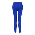 thumbnail image 6 of GZWYHT Leggings for Women,Petite Pants,Womens Large Multi Color Fashion Casual Slim Fitting Solid Color Elastic Pants With Pockets,Tights for Women,Pants for Women,Work Pants,Blue 1,M, 6 of 6