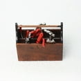 thumbnail image 3 of 1 Ensemble Mini Boîte à Outils Ornement Maison de Poupée Accessoire Outils Miniatures Gadgets Modèle Maison de Poupée Décorations, 3 of 9