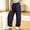 Navy, variant on WQNVRNR Girls Wide Leg Pants High Waist Drawstring Loose Lightweight Pleated Casual Pants Navy 6 Years