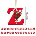 thumbnail image 7 of KCEHTA Christmas Letter Ornaments, 26 Letters Christmas Tree Decoration Pendant, Alphabet Letter Christmas Ornaments, Letter Ornaments for Christmas Tree, Personalized DIY Christmas Ornaments, 7 of 7