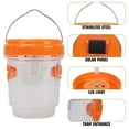 thumbnail image 4 of Wasp Traps Solar Powered Bee Trap with UV LED Light, Outdoor Hanging Fly Traps Reusable for Indoor Outdoor Patio Garden Home, 4 of 9