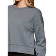 thumbnail image 3 of RBX Active Women's Ultra Soft Athleisure Crewneck Cropped Sweatshirt, 3 of 5