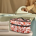 thumbnail image 2 of ZUXONGSY Dog Paw Print Portable Steam Iron Case Travel Steamer Bag with Handle Lightweight Iron Storage Holder with Zipper Closure Waterproof Iron Accessories, Case Only, 2 of 6