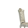 thumbnail image 6 of Acme Vendome Side Chair (Set-2), Synthetic Leather & Antique Pearl Finish Indoor Dining Furniture, 6 of 10