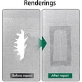 thumbnail image 4 of SHAR 2M x 5CM(Black) Mosquito Netting Repair Kit Adhesive Mosquito Netting Tape 2Pcs Patch Fiberglass Adhesive Repair Tape Window Repair Mosquito Netting Window Repair Kit, 4 of 5