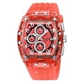thumbnail image 2 of Reloj de negocios para hombre con manecillas luminosas – Reloj de pulsera cronógrafo de cuarzo resistente al agua para ocasiones formales y uso diario, reloj analógico clásico para la oficina y u, 2 of 6