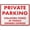 Warning Sign 1, variant on Placards Of Metal Private Parking Violators Towed Sign - 12×8 Inches, Metal Aluminum Weather-Resistant, Indoor Outdoor Vehicle Decor