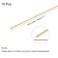 thumbnail image 2 of Unique Bargains 0.6mm x 300mm,Brass Round Wire,Assorted Half Hard Wire for Jewelry Making,10Pack, 2 of 5