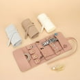 thumbnail image 6 of YIEMEEN Compact Jewelry Roll Case Soft and Durable Microfiber Accessory Organizer Bags, 6 of 12