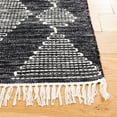 thumbnail image 3 of SAFAVIEH Kilim Angel Diamond Polyester Runner Rug, Black/Ivory, 2'3" x 9', 3 of 8