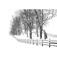 thumbnail image 2 of Aledanda 24x17 White Modern Wood Framed Museum Art Print Titled - Winter Wonderland, 2 of 4
