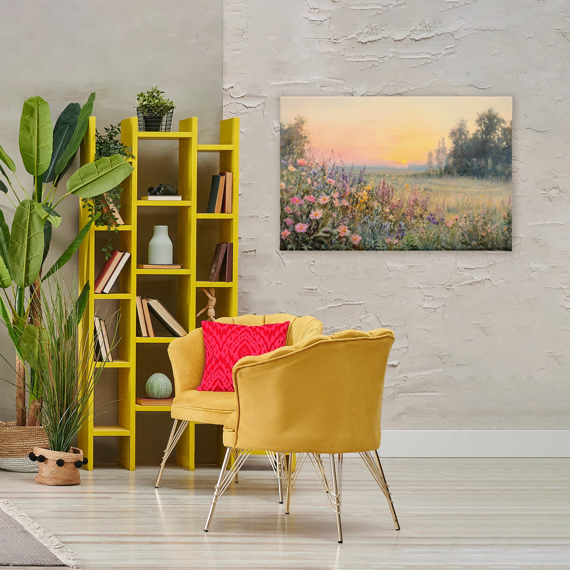 Stupell Industries Serene Twilight Meadow Canvas Wall Art, design by Petal Prints Design