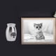 thumbnail image 4 of 1 urna funeraria de acero inoxidable para mascotas, clásica, para cenizas de mascotas., 4 of 5