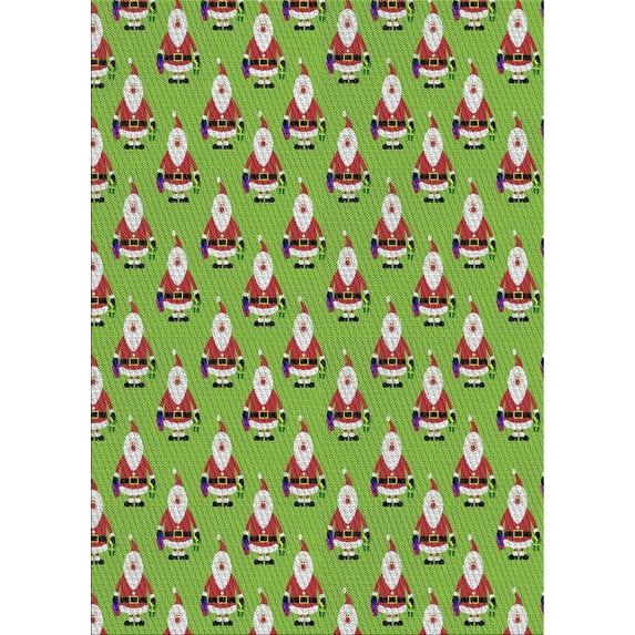 Ahgly Company Machine Washable Indoor Rectangle Transitional Antique Bronze Green Area Rugs, 8' x 10'