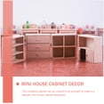 thumbnail image 5 of Modèle de Mini Armoire de Maison Armoire Miniature en Bois Modèle de Mobilier de Maison de Poupée 1:12, 5 of 5