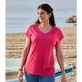 thumbnail image 4 of Atlas for Women Womens Macrame T-Shirt, 4 of 4