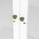 thumbnail image 2 of Juego de 100 Pares de Clips de RetencióN de Vidrio Clips de Vidrio para Gabinetes Clips de Puertas de PláStico de 4 mm con Tornillos para Fijar Puertas de Gabinetes de Vidrio, 2 of 5