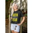 thumbnail image 5 of Christian Religion Faith Over Fear Men's Graphic T Shirt Tees Brisco Brands S, 5 of 6