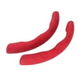 thumbnail image 1 of Protecteur de Roues de Voiture en Suède, Protections Universelles pour Voiture Rouge, Noir, 1 of 8