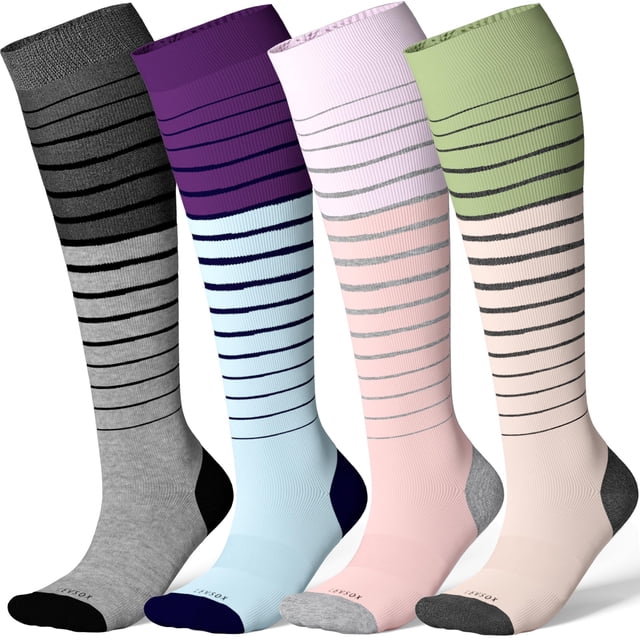 Calcetines de compresión LEVSOX para mujeres embarazadas de 20 a 30 mmHg