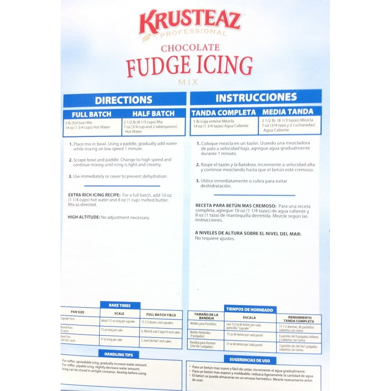 Krusteaz Icing Mixes - Creamy Fudge, 5-Pounds - Walmart.com