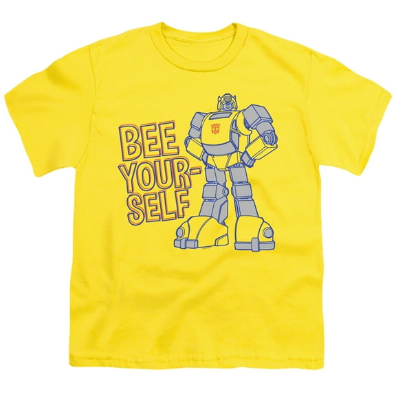 Transformers - Bee Yourself - Youth Short Sleeve Shirt - Large